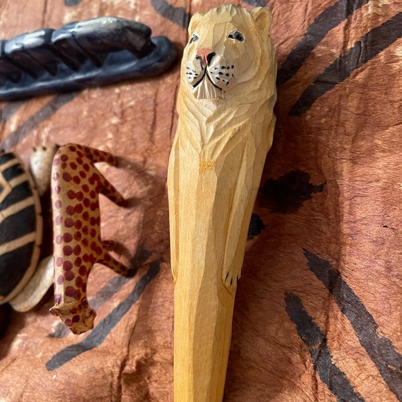 Handmade Kenyan Hand Carved Stone & Wood Figurines - Picture 2 of 9